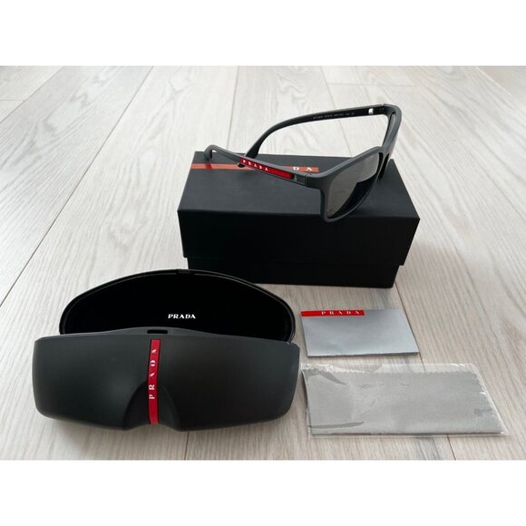 Prada Linea Rossa PS02WS Polarized UFK07H Sunglasses Grey - Picture 2 of 8